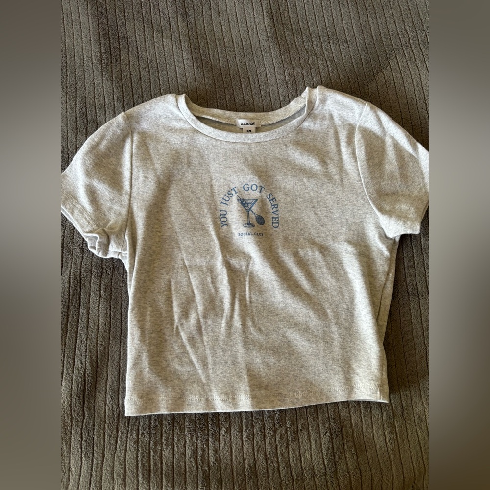 Garage crop top